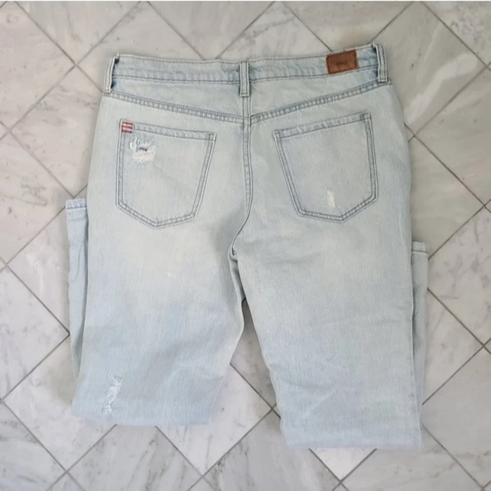 BDG Urban Outfitters Slim Boyfriend Jeans Distressed Ripped Jeans Blue 29 - Picture 5 of 6